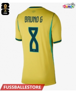 Günstige Brasilien Bruno Guimaraes #8 Heimtrikot Damen WM 2026 Kurzarm